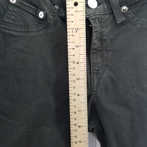 Rag + Bone for Intermix zipper Capri Black Size 26 - Picture 8 of 9